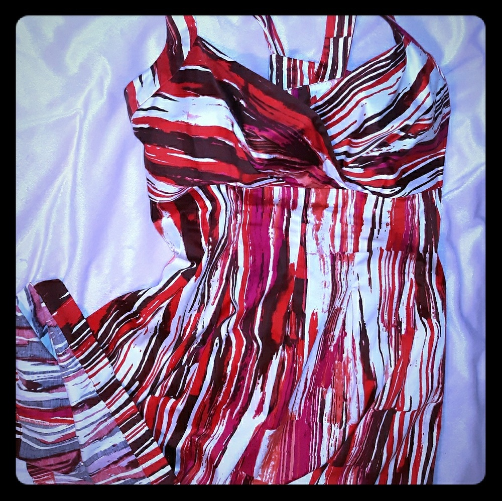 Calvin Klein Fit and flare sleeveless dress